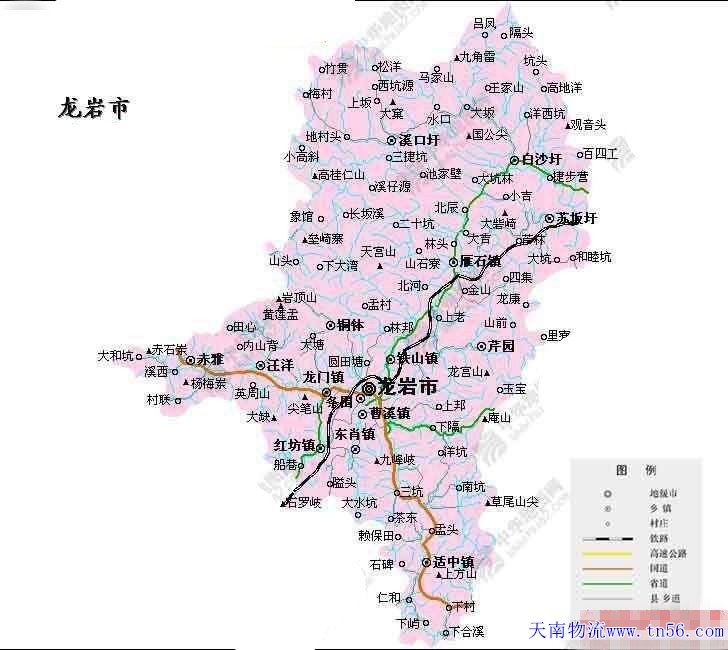 東莞到龍巖市地圖 m.fhctm.cn